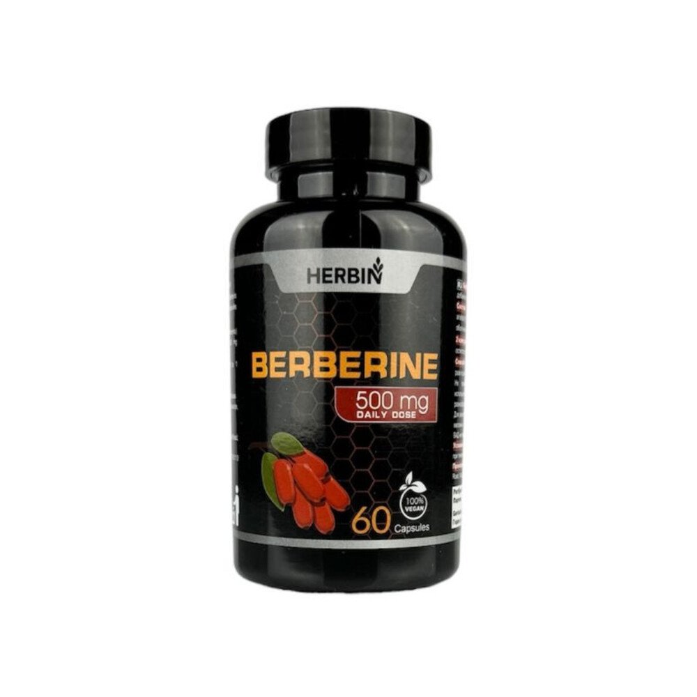 HERBIN Berberinas maisto papildas, 60 kapsulių