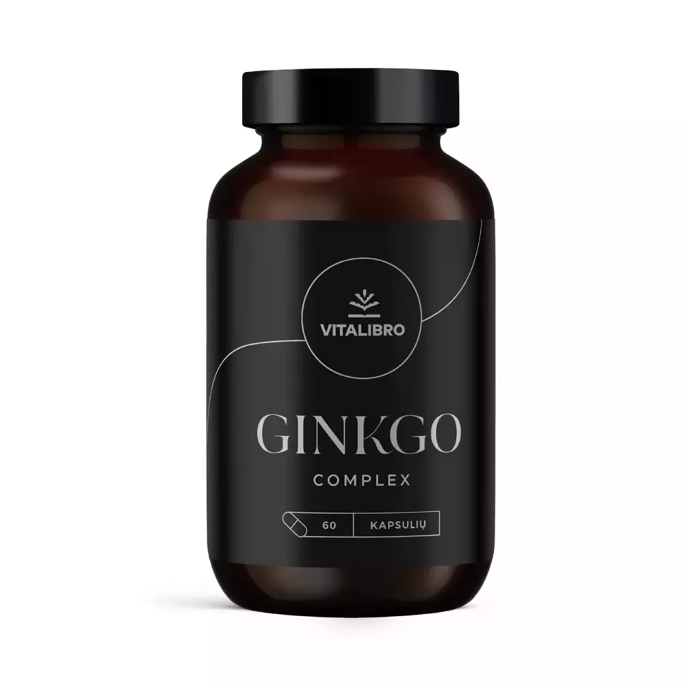 VitaLibro Kompleksas širdžiai, energijai, protinei veiklai GINKGO COMPLEX