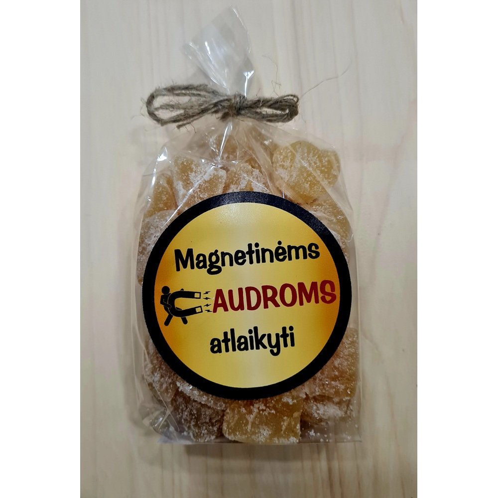 Džiovinti imbiero kubeliai (cukruoti)150 gr