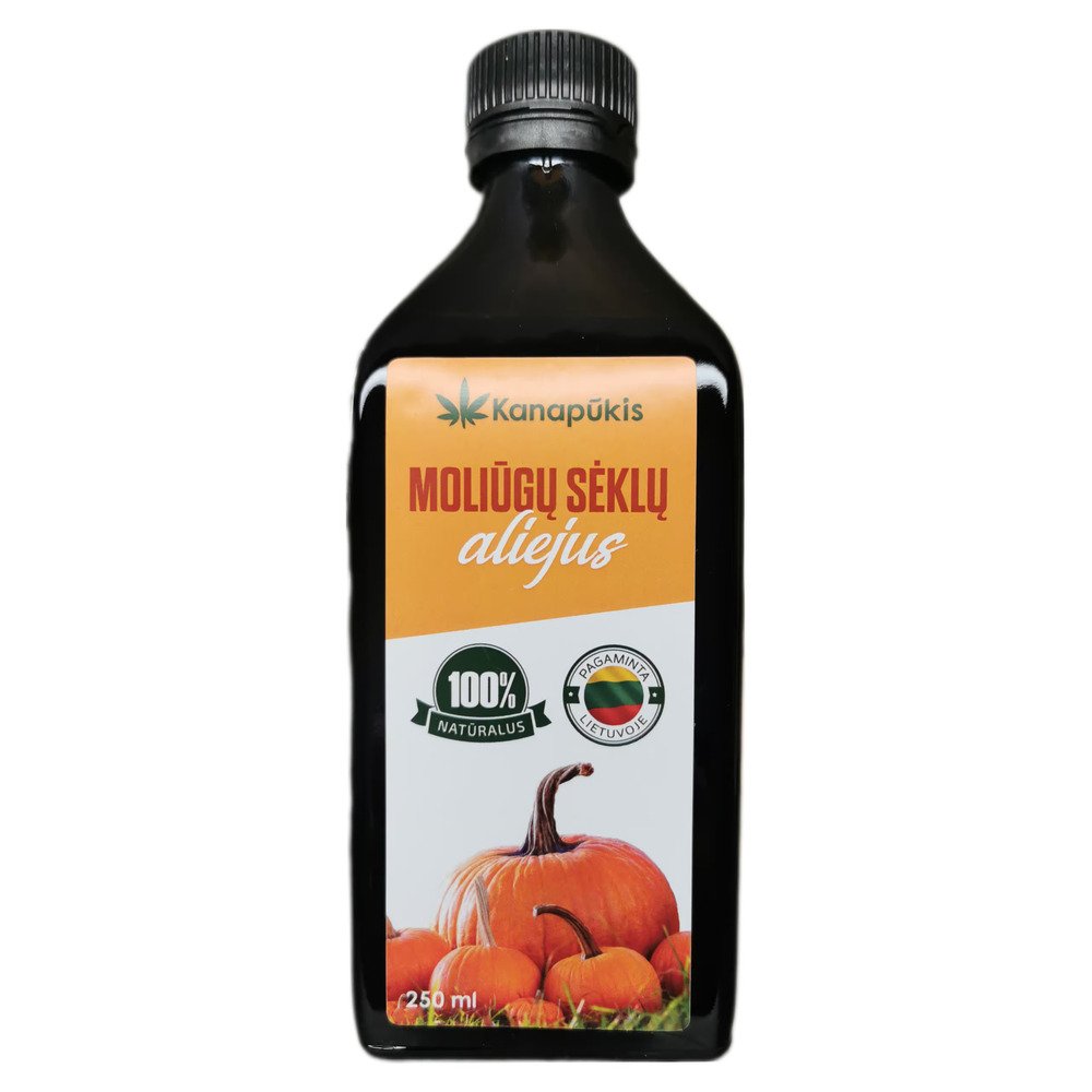 Moliūgų sėklų aliejus, 250 ml