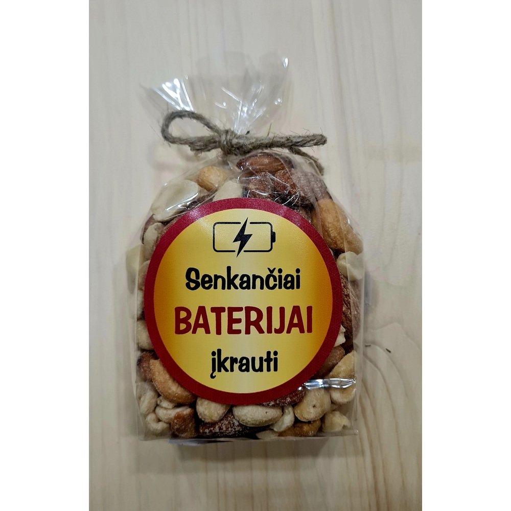 RIEŠUTAI SENKANČIAI BATERIJAI ĮKRAUTI