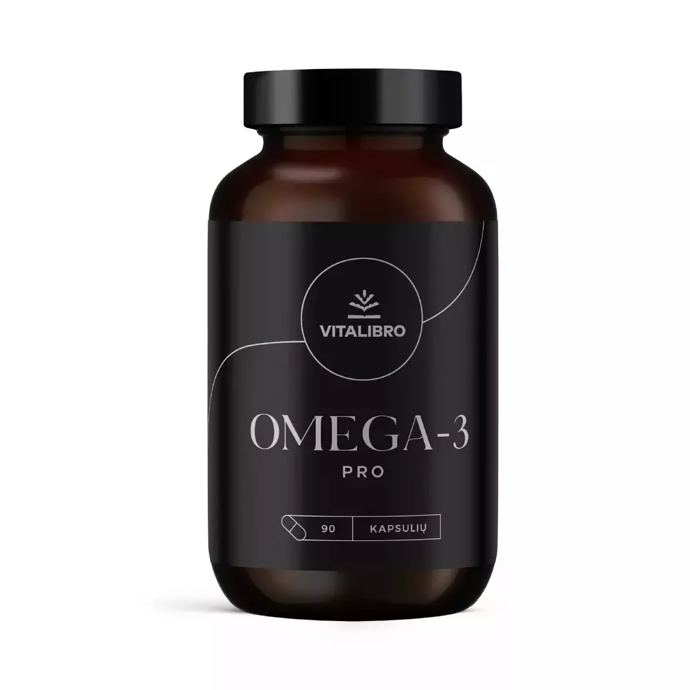 VitaLibro Stiprios koncentracijos omega-3 žuvų taukai – OMEGA-3 PRO