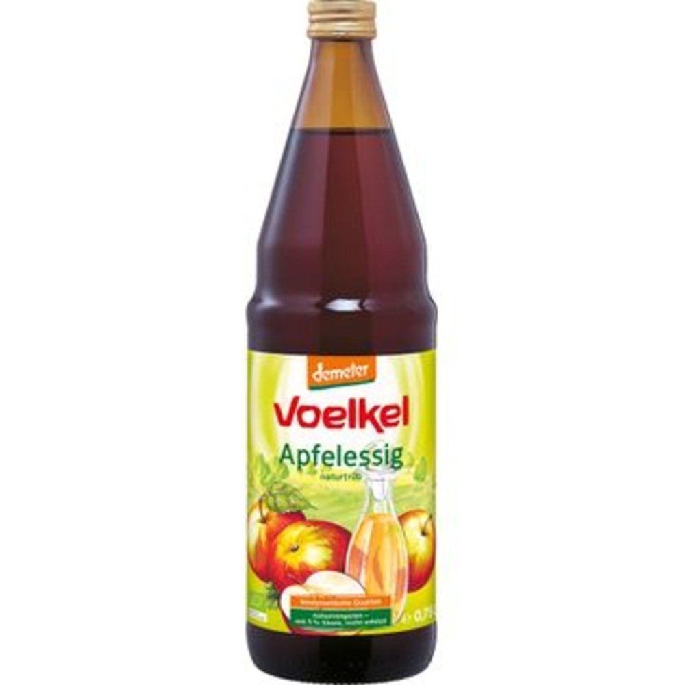 Neskaidrintas obuolių sidro actas, biodinaminis 750 ml
