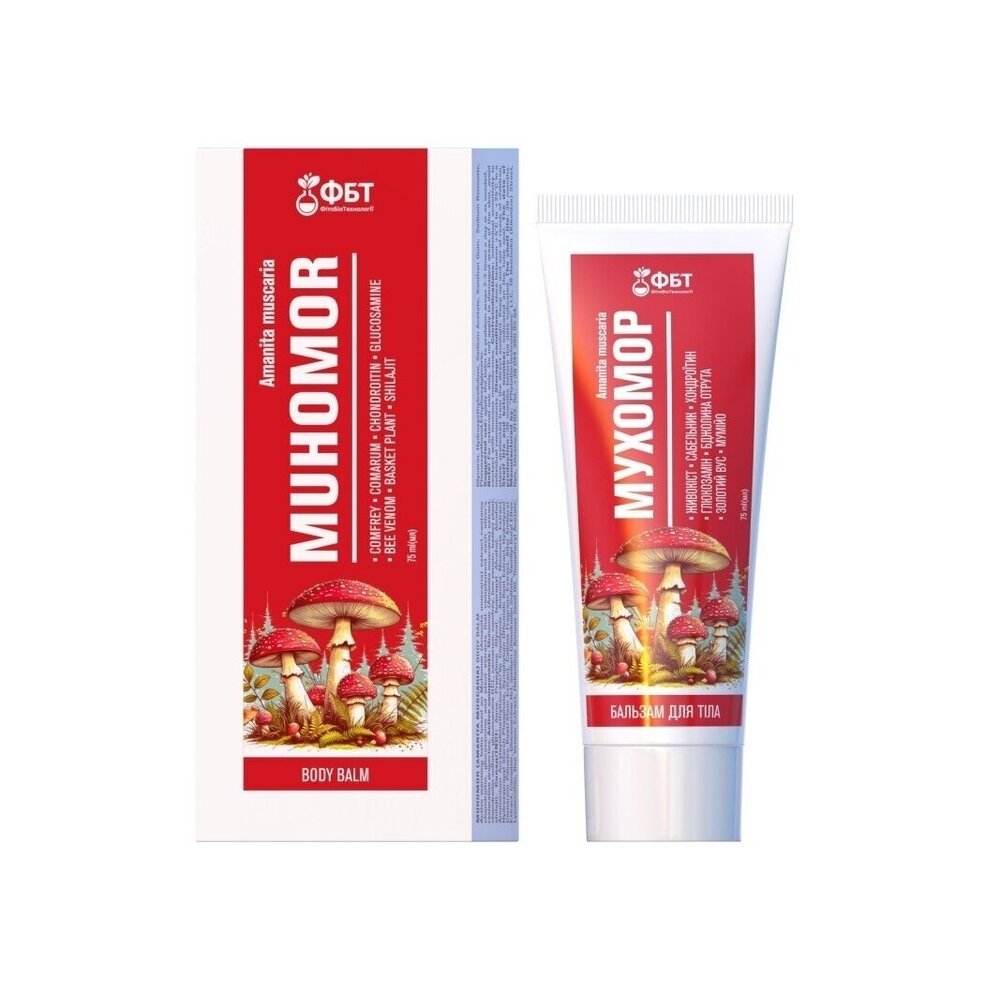FBT MUCHOMOR MUSMIRĖ KREMAS-GELIS SĄNARIAMS, RAUMENIMS, 75 ML