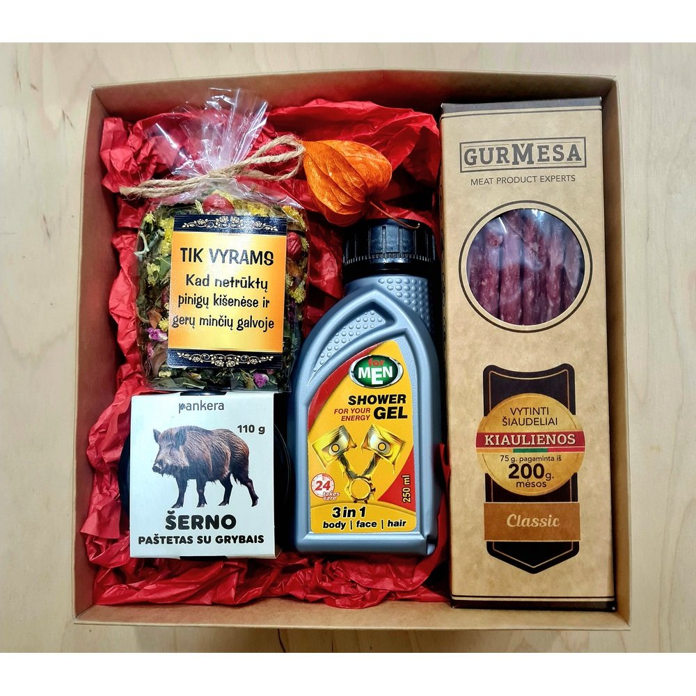 DOVANŲ RINKINYS Nr. 19 tikriems vyrams