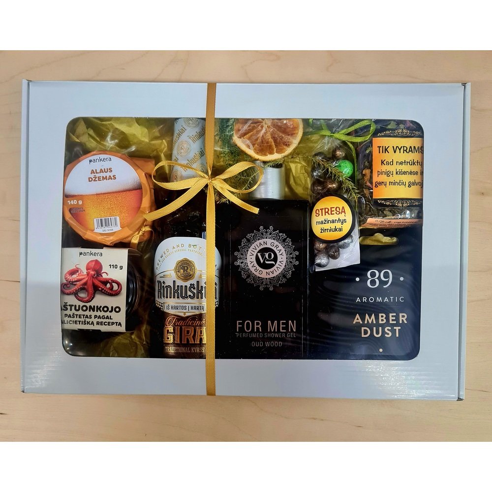DOVANŲ RINKINYS Nr. 22 vyrams, kurie mums rūpi