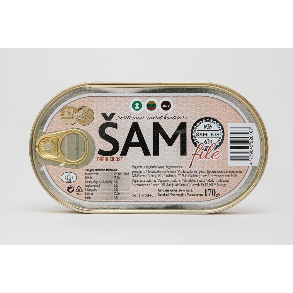 ŠAMO FILĖ DREBUČIUOSE ,,ŠAMŪKIS”, 170 G