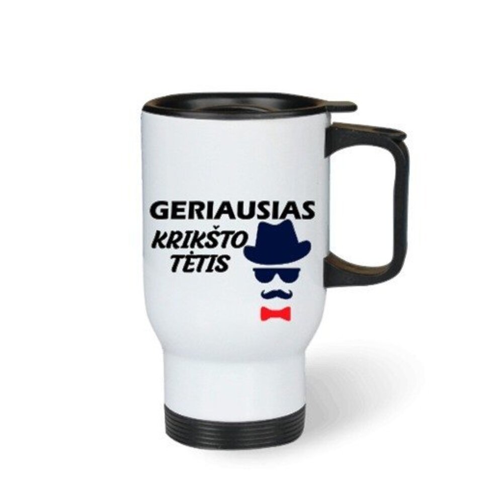 TERMO PUODELIS „Geriausias Krikšto tėtis“, 415 ml