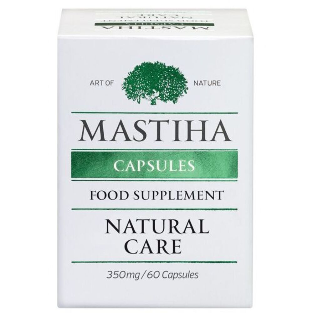 NATŪRALI MASTIHA 80% - 60 KAPSULIŲ (PO 350 MG)