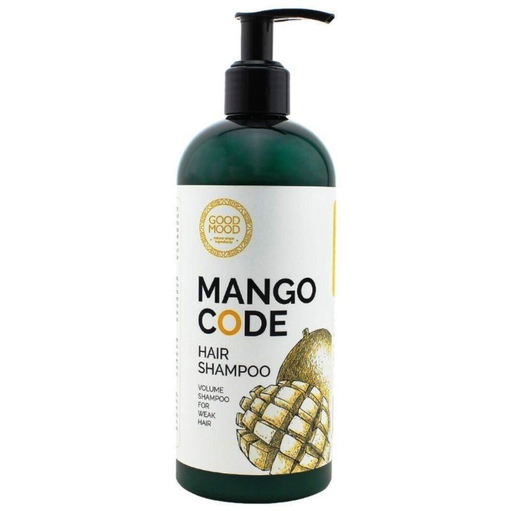 APIMTIES SUTEIKIANTIS ŠAMPŪNAS silpniems plaukams su mango ekstraktu, 400 ml