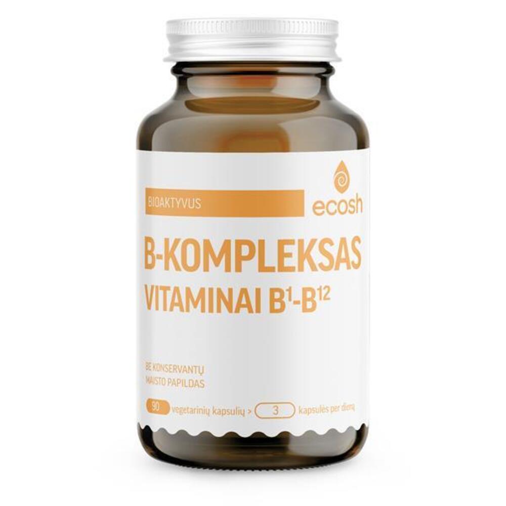 B VITAMINŲ KOMPLEKSAS. 90 kapsulių