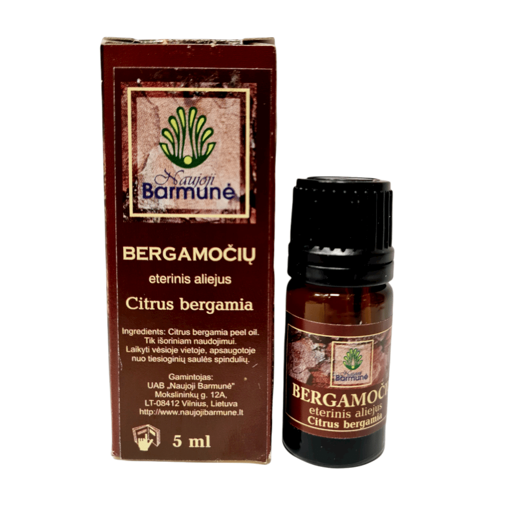 BERGAMOČIŲ eterinis aliejus, 5 ml