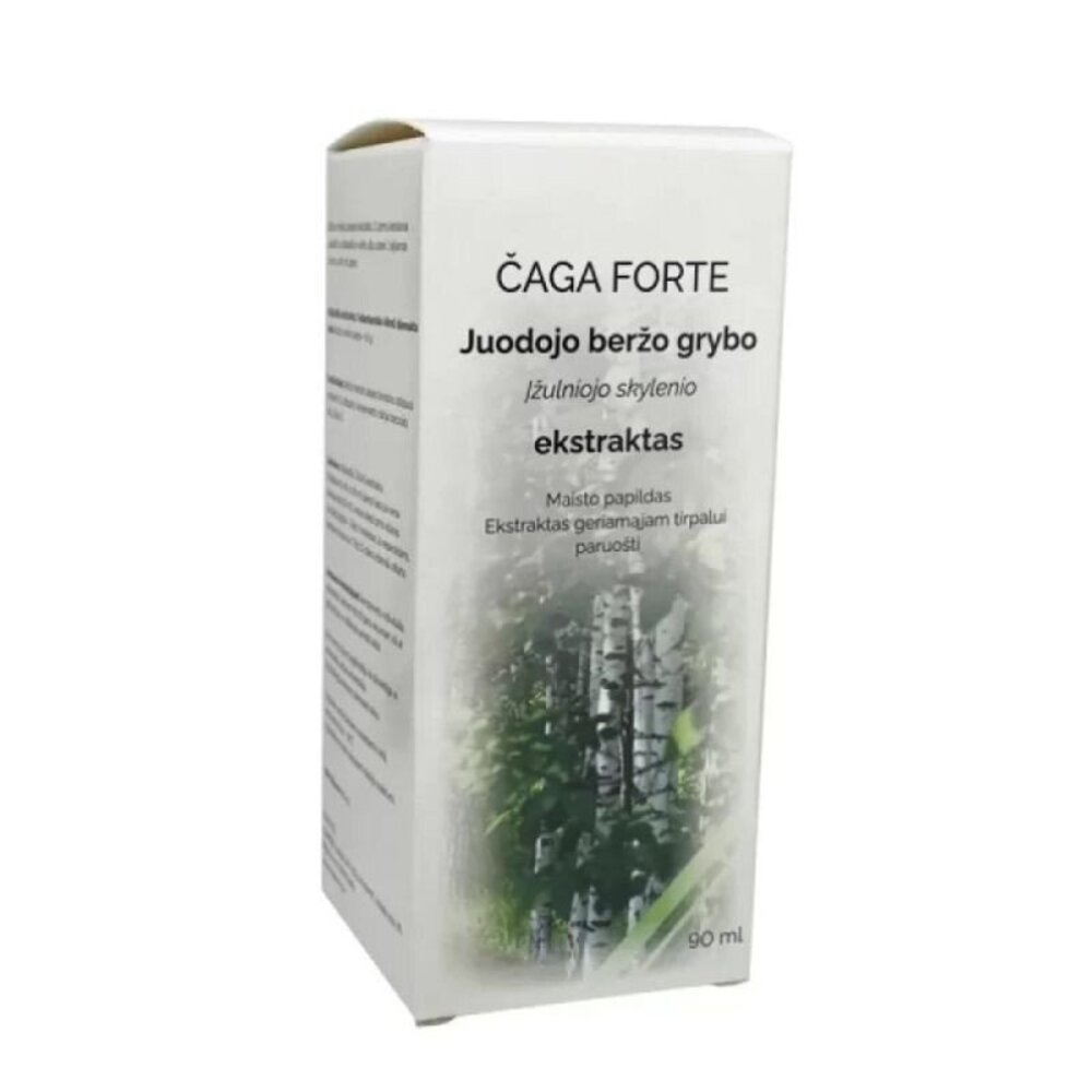 Čaga FORTE ekstraktas, 90 ml (ekstraktas tirpalui paruošti)