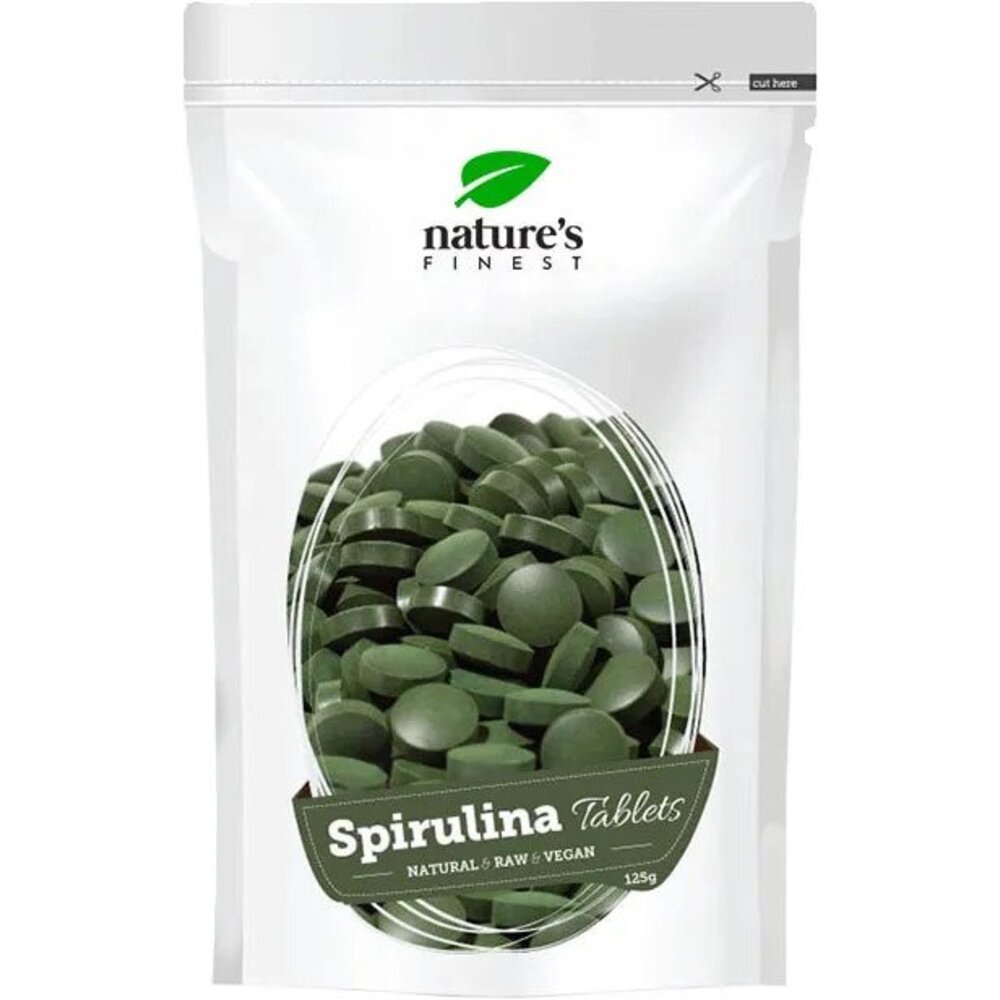 Spirulina tabletės, ekologiškos, 125 g