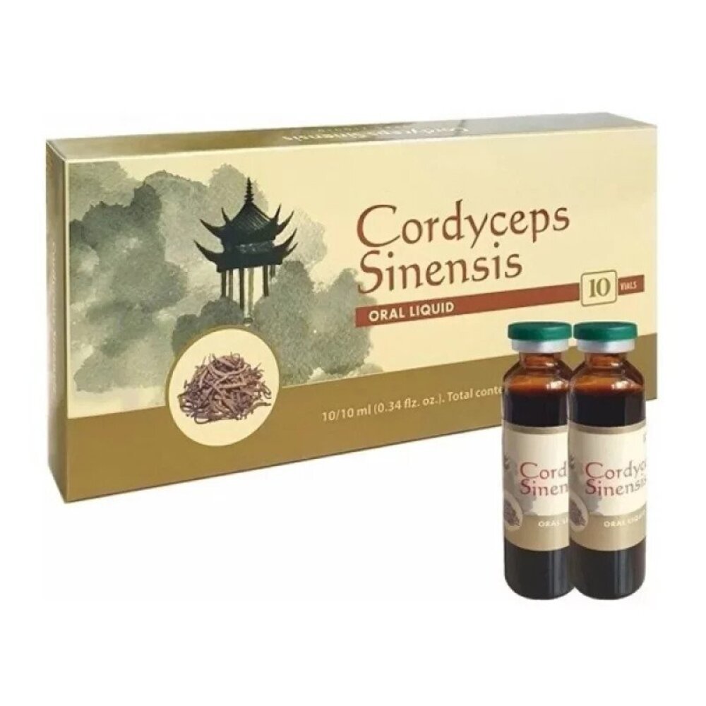 Cordyceps Sinensis Kininis kordicepsas, 10 ml x N10 1 dienoje