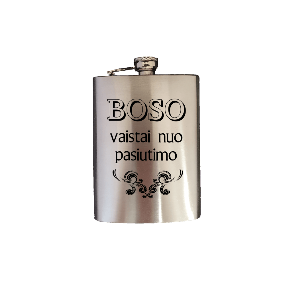 METALINĖ GERTUVĖ (fleškutė) „Boso vaistai nuo pasiutimo“, 240 ml