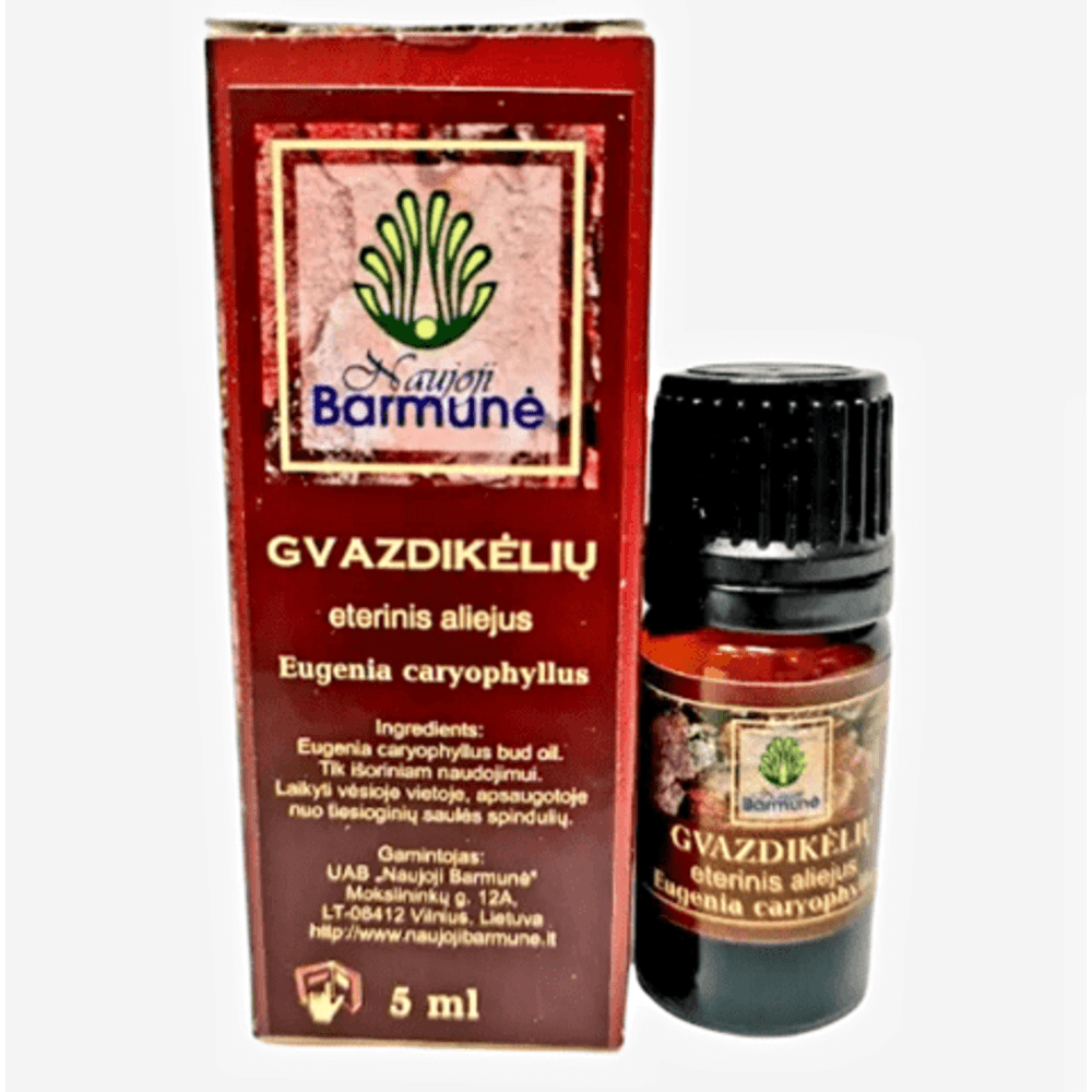 GVAZDIKĖLIŲ eterinis aliejus, 5 ml