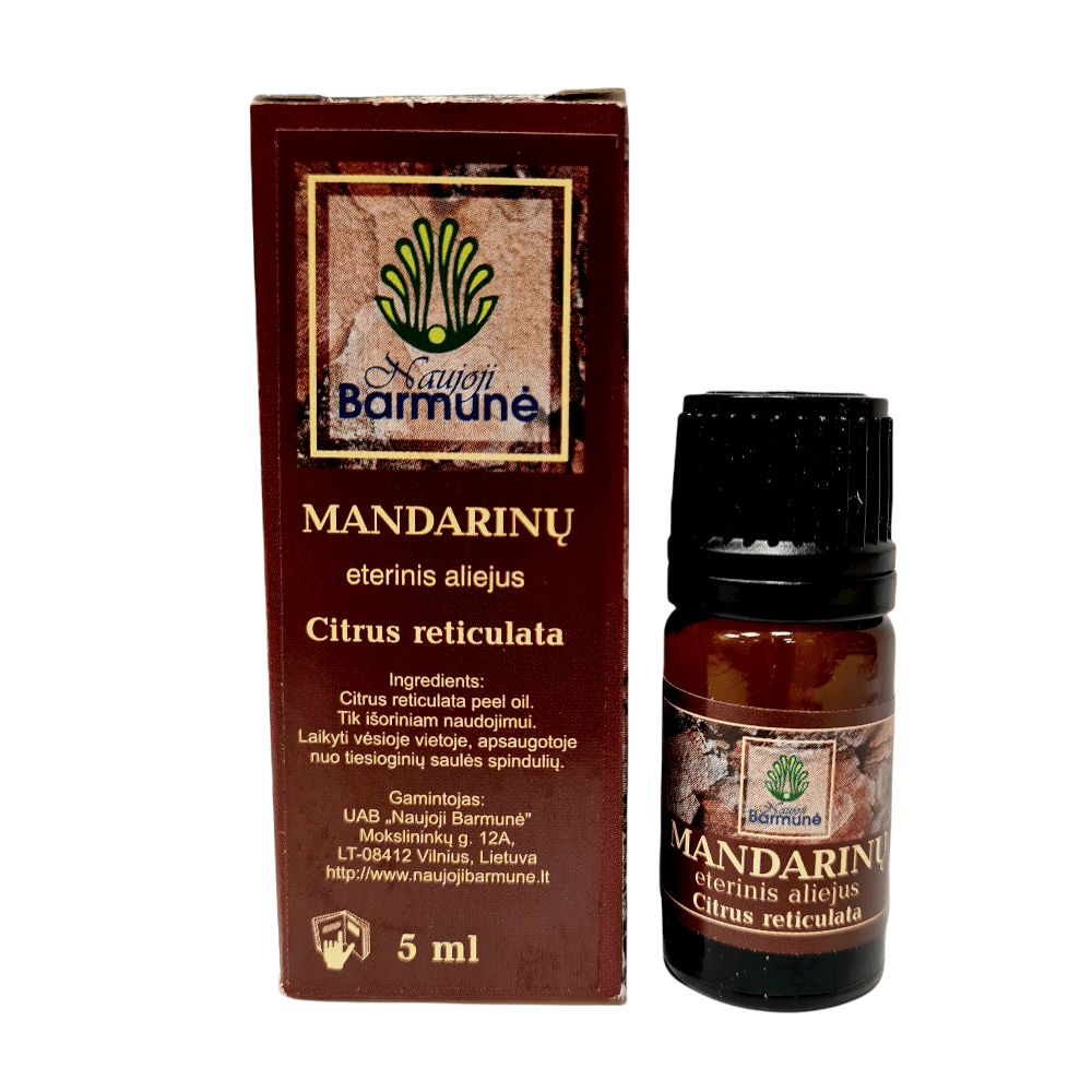 MANDARINŲ eterinis aliejus, 5 ml