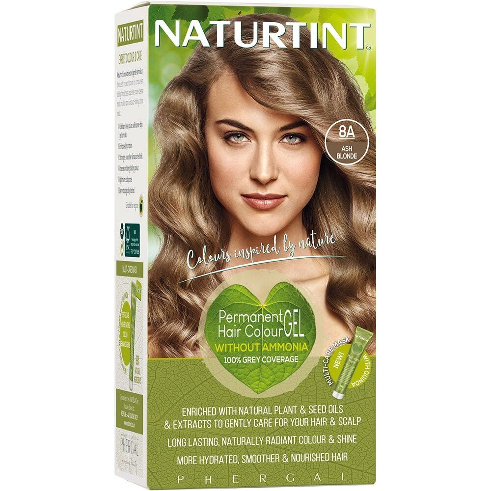 NATURTINT® plaukų dažai, ASH BLONDE 8A