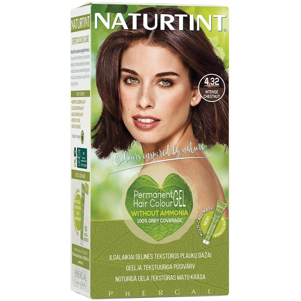 NATURTINT® plaukų dažai, INTENSE CHESTNUT 4.32