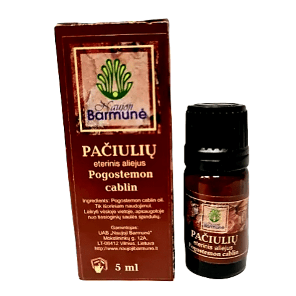 PAČIULIŲ eterinis aliejus, 5 ml