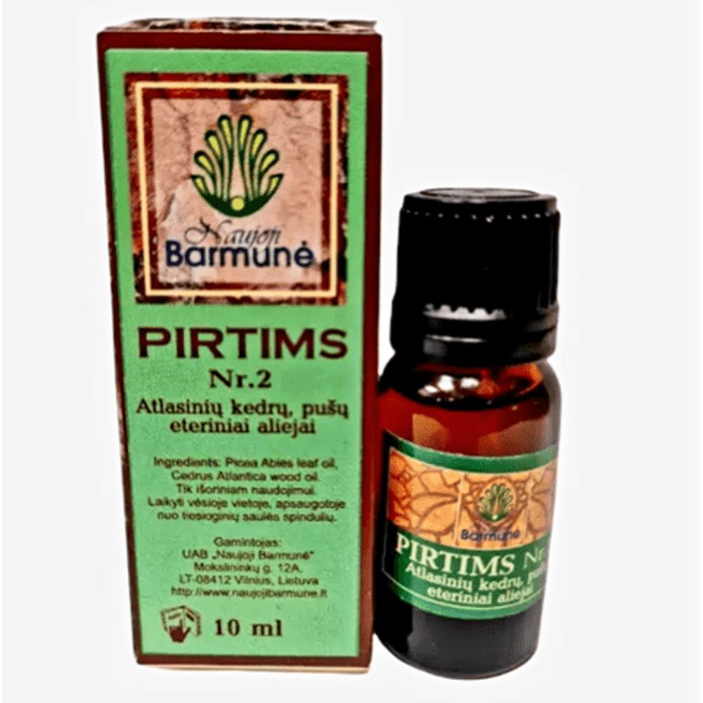 PIRTIMS Nr.2, eterinių aliejų mišinys, 10 ml