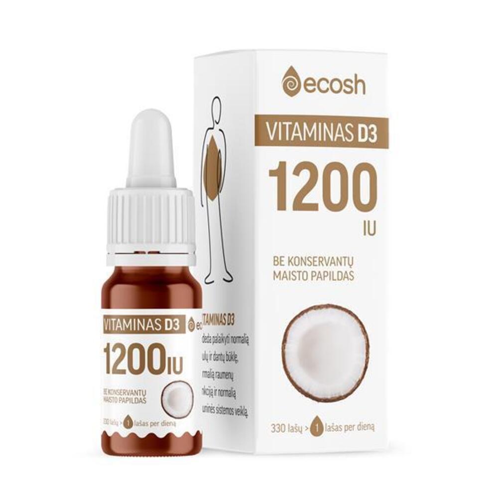 VITAMINAS D3, 1200TV, 10 ml